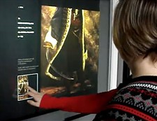 Museum Application for Interactive Touch Surface