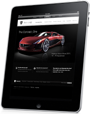 Mobilni web dizajn za Rimac Automobile